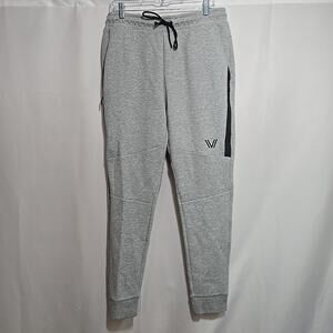 Peak Velocity Pants Mens Size Large Gray Sweat Pant Joggers Cotton Workout